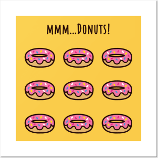 Mmm...Donuts Posters and Art